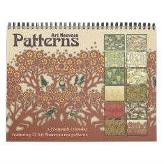 Nouveau Patterns Calendar 2012 calendar