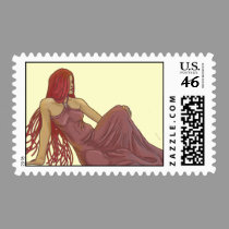 Nouveau Postage stamps