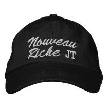 Nouveau Riche - SRF Embroidered Baseball Cap