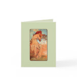 Nouveau Summer Girl Note Card