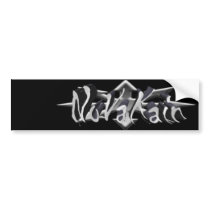 Nova Kain iron chaotic cross Sticker bumper stickers