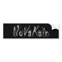 Nova Kain the Scorpion Black Bumper Sticker bumper stickers