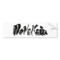 Nova Kain the Scorpion White Bumper Sticker bumper stickers