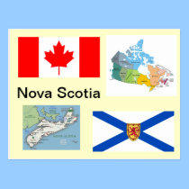 Nova Scotia Canada postcards