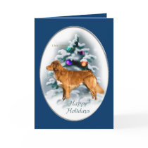 Nova Scotia Duck Tolling Retriever Christmas Gifts cards by DogsByDezign Nova Scotia Duck Tolling Retriever Christmas Gifts cards
