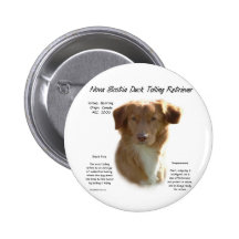 Nova Scotia Duck Tolling Retriever History Design Pin
