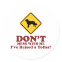 Nova Scotia Duck Tolling Retriever stickers by Pawdboy Nova Scotia Duck Tolling Retriever stickers