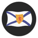 Nova Scotia Flag Sticker by livingflags Nova Scotia Flag Sticker