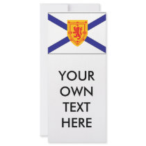 NOVA SCOTIA rack cards by flagshirts NOVA SCOTIA rack cards
