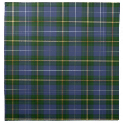 Nova Scotia Tartan blue set of napkins Zazzle