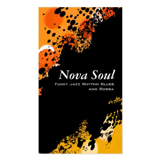 Nova Soul music Business Cards
