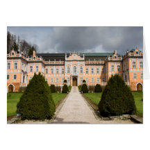 Nove Hrady Castle, Bohemia, Czech Greeting Card
