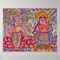 NOVEEN n JOSHANI : Featherless Flying Angels Print