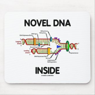 Novel DNA Inside (Molecular Biology Humor) Mousepads