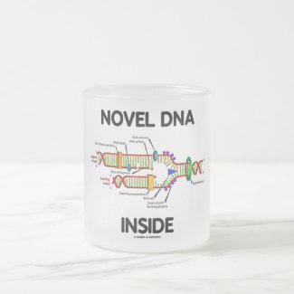 Novel DNA Inside (Molecular Biology Humor) Mugs