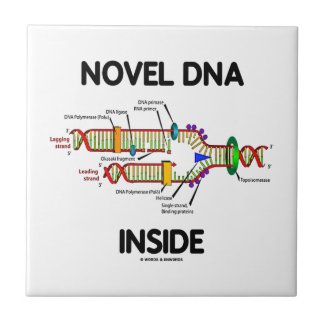 Novel DNA Inside (Molecular Biology Humor) Tiles