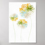 Novel TIC Flower Poster