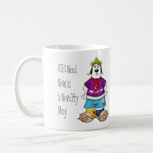 Novelty Christmas Bear Coffee Mugs