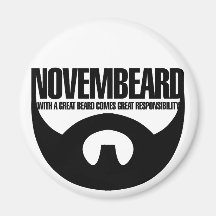 Novembeard for Beards Fridge Magnet
