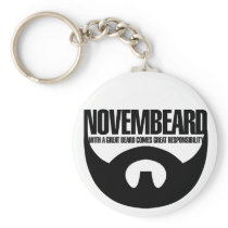 Novembeard for Beards Keychain