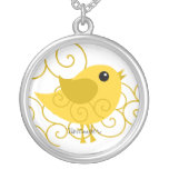 November Birthstone Bird Pendant
