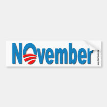 November Bumper Sticker bumper stickers