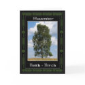 November Celtic Druid Birthday Tree Symbols cards