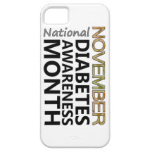 November Diabetes Awareness Month iPhone 5 Cases