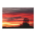 November Evening Sky canvas prints