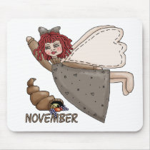 November Fairy mousepads