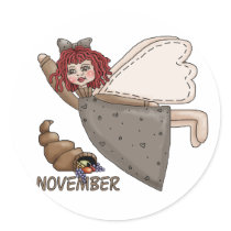 November Fairy stickers