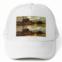 November Twilight (1912) Barn and Fields Bookmark hats by MyBookmarks November Twilight (1912) Barn and Fields Bookmark hats