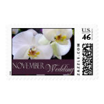 November Wedding Orchid stamps - Customized