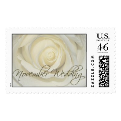 November Wedding Rose Stamp