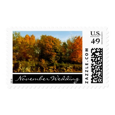 November Wedding Stamp