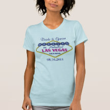 Novia y novio - personalizar de Las Vegas Camisetas