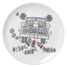 Novias lesbianas del boda plato