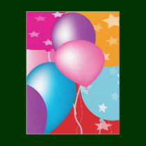 NOVINO Celeberations Baloons postcards by doonagiri NOVINO Celeberations Baloons postcards