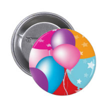 NOVINO Celeberations - Baloons,Stars n Hearts Button