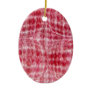 NOVINO Crystal Red Rubbies Christmas Tree Ornaments