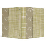 NOVINO Elegant Floral Fabric Pattern binders