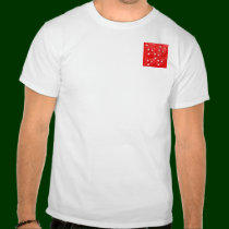 NOVINO Erotic Red: Velvet Artistic Patchwork t-shirts by doonagiri NOVINO Erotic Red: Velvet Artistic Patchwork t-shirts
