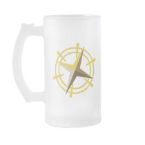 NOVINO Gold Star Drive Wheel Mug