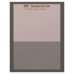 NOVINO Hand Created Acrylic Double Shaded 1 Letterhead Design