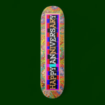 NOVINO Happy Anniversary : Florals by Naveen skateboards by doonagiri NOVINO Happy Anniversary : Florals by Naveen skateboards