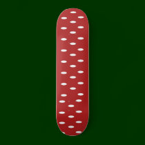 NOVINO Happy Birthday Dark Tan White Dots skateboards by doonagiri NOVINO Happy Birthday Dark Tan White Dots skateboards