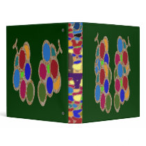 NOVINO  Happy Fruitopia 3 Ring Binder
