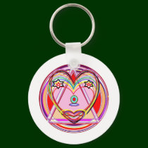 NOVINO Heart Chakra - Artistic Presentation keychains by doonagiri NOVINO Heart Chakra - Artistic Presentation keychains