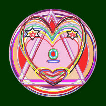 NOVINO Heart Chakra - Artistic Presentation magnets by doonagiri NOVINO Heart Chakra - Artistic Presentation magnets