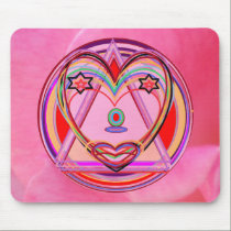 NOVINO Heart Chakra - Artistic Presentation mousepads by doonagiri NOVINO Heart Chakra - Artistic Presentation mousepads